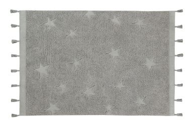 Pestävä matto, Hippy Stars Grey 120 x 175 cm